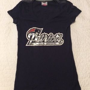 Pink New England patriots t shirt